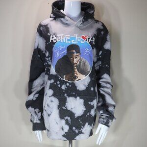 Poetic Justice Tie Dyed Hoodie Tupac Chemistry XL
